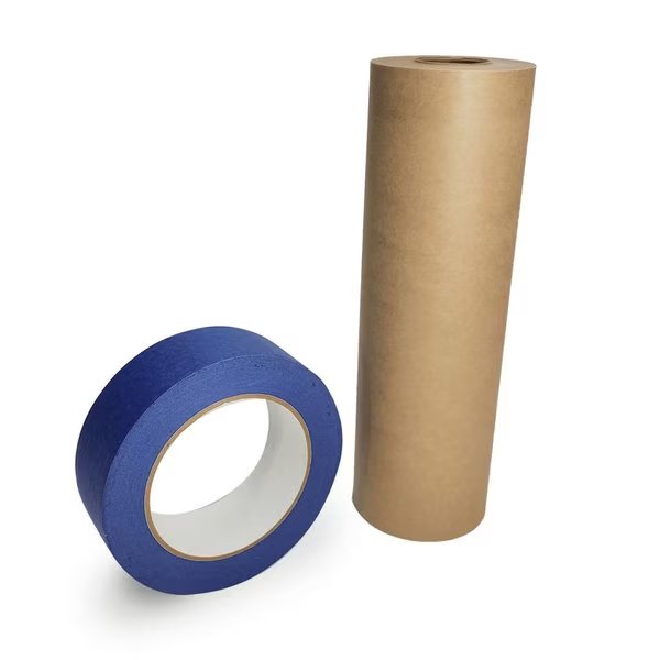 12 x 60 yd Masking Paper and 1 1/2 x 60 yd Painters Masking Tape Set of 1 Each for Covering, Idl Packaging, Mfr#: GPH-12, 4463-112